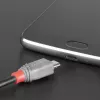 Cable USB 2.0 Type-C a Micro-B Lindy 0,5 m, Anthra Line