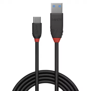 Cable USB Lindy 36914 USB 3.2 Gen 1 (3.1 Gen 1) 0,15 m USB C USB A negro