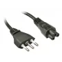 Lindy 2m, CEI23-16-VII - IEC 320 C5 negro conector hembra C5