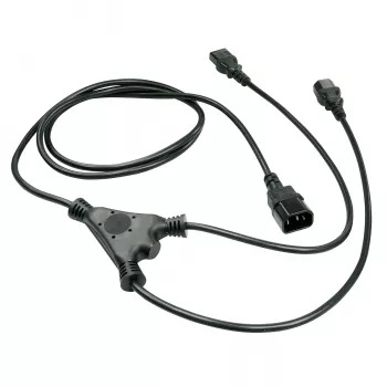 Lindy 2m cable divisor IEC C14 a 2 x IEC C13