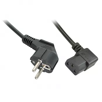 Lindy 30302 cable de alimentación negro 3 m CEE7/7 IEC 320