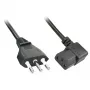Lindy 30346 cable de alimentación negro 2 m conector hembra C13