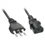 Lindy 30411 cable de alimentación negro 0,7 m conector de alimentación C13