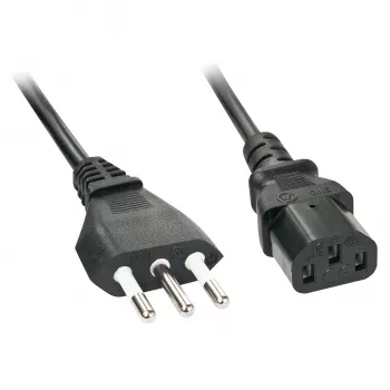 Lindy 30415 cable de alimentación negro 5 m CEI 23-16 conector hembra C13