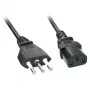 Lindy 30415 cable de alimentación negro 5 m CEI 23-16 conector hembra C13