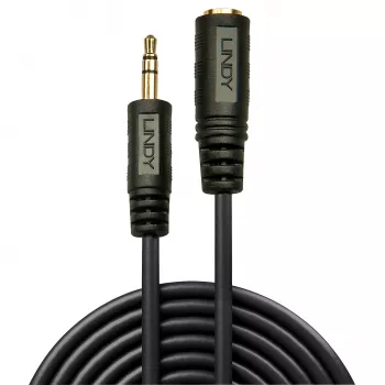 Cable alargador de audio jack 3,5 mm Premium Lindy 5 m