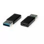Adaptador USB 3.2 Gen 1 VALUE Type-A – C macho/hembra negro
