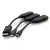 Adaptador dongle HDMI 4K universal C2G anillo Mini DisplayPort DisplayPort USB-C