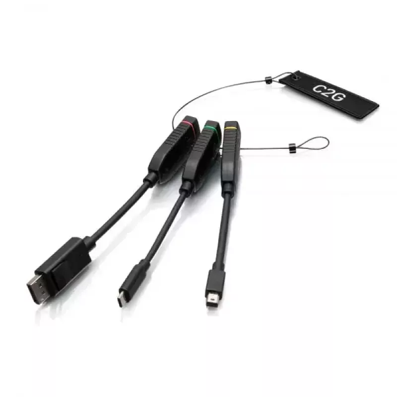 Adaptador dongle HDMI 4K universal C2G anillo Mini DisplayPort DisplayPort USB-C