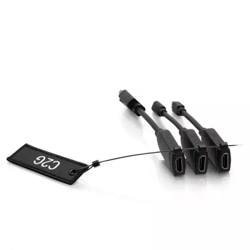Adaptador dongle HDMI 4K universal C2G anillo Mini DisplayPort DisplayPort USB-C