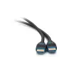Cable HDMI de alta velocidad ultraflexible C2G 0,9 m Performance Series 4K 60Hz para instalación en pared