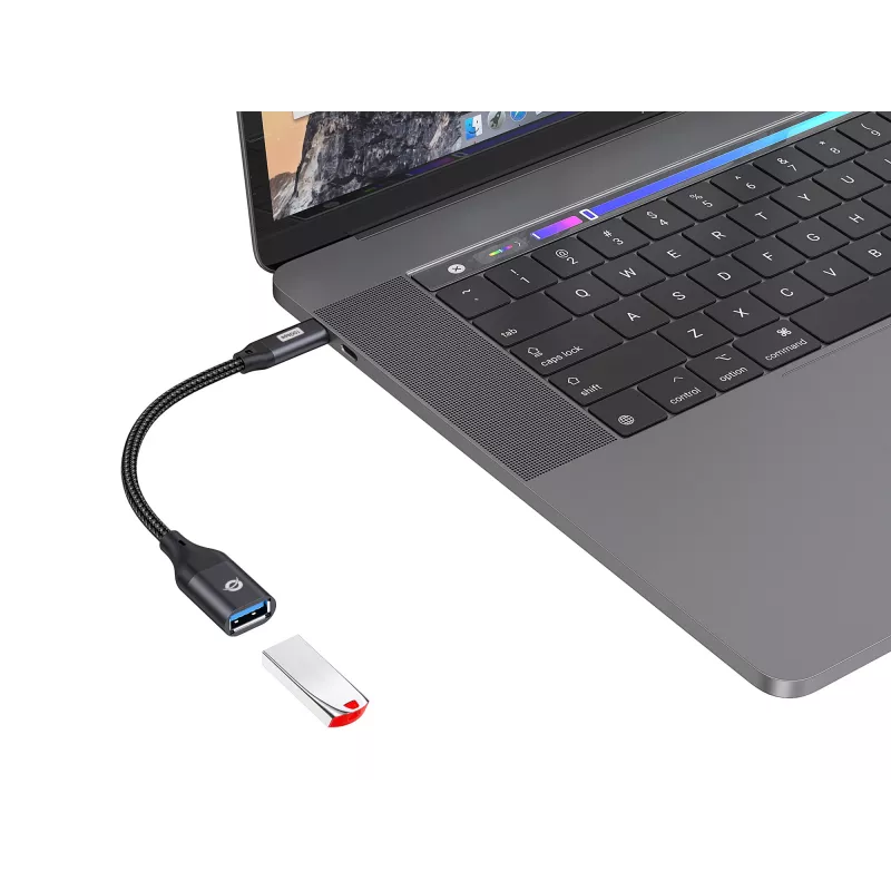 Adaptador OTG Conceptronic ABBY18B USB 3.2 Gen 2 a USB-A
