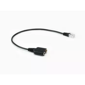 Adaptador de audio Equip RJ9 a 3,5 mm para auriculares negro 0,25 m