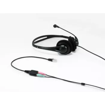 Adaptador de audio Equip RJ9 a 3,5 mm para auriculares negro 0,25 m