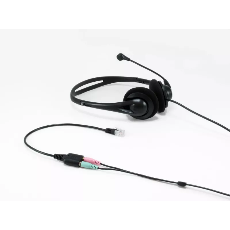 Adaptador de audio Equip RJ9 a 3,5 mm para auriculares negro 0,25 m
