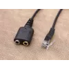 Adaptador de audio Equip RJ9 a 3,5 mm para auriculares negro 0,25 m