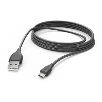 Cable USB Hama 00201588 USB 2.0 3 m USB A Micro-USB B negro