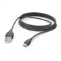 Cable USB Hama 00201588 USB 2.0 3 m USB A Micro-USB B negro