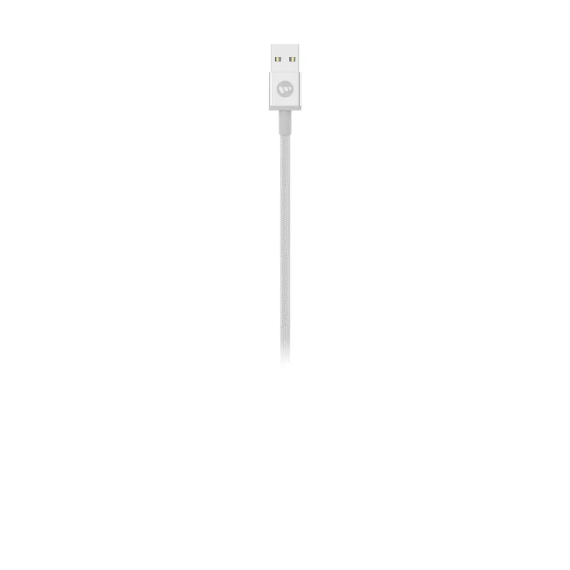 Cable de carga y sincronización mophie – USB-A a Micro/USB-C/LTG – 1 m – blanco