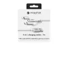 Cable de carga y sincronización mophie – USB-A a Micro/USB-C/LTG – 1 m – blanco