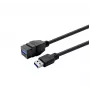 Cable alargador USB 3.0 VivoLink PROKEYUSB3AFM5B — conector hembra Type-A a conector macho Type-A, 5 m, negro