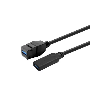 Cable USB 3.0 Type-A a Type-A VivoLink 0,2 m — negro