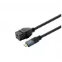 Cable USB-C conector macho a conector hembra VivoLink PROKEYUSBCFM2B 2 m — cable alargador, conector macho USB-C a conector hembra