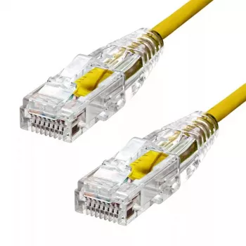Cable Ethernet ProXtend Ultra Slim CAT6 RJ-45 4M amarillo