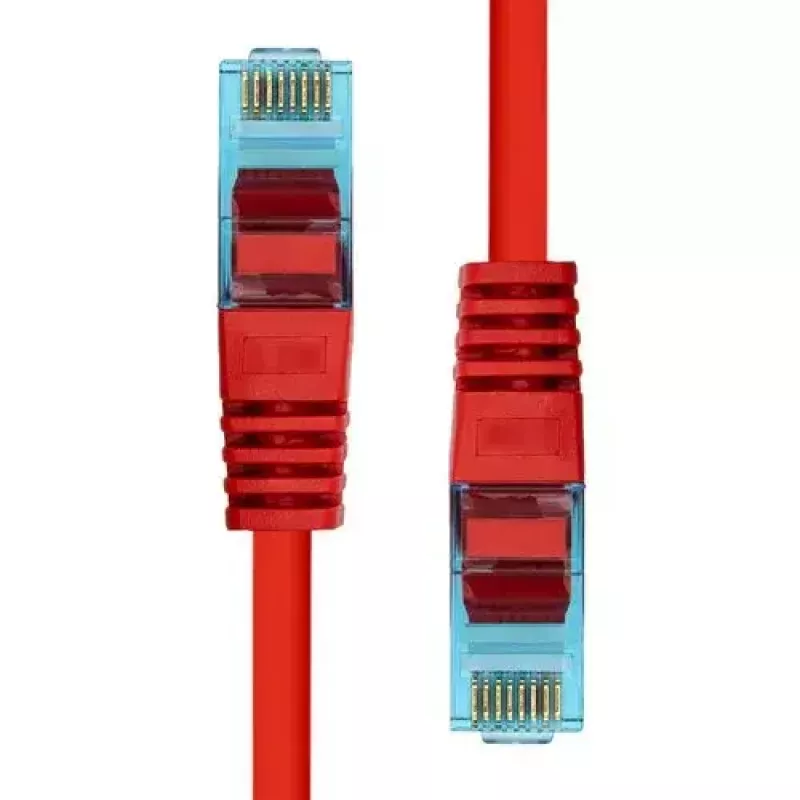 Cable Ethernet ProXtend CAT6A RJ-45 U/UTP 0,75 m rojo