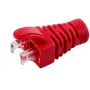 Funda de alivio de tensión MicroConnect CONB65R para cables Cat5e/Cat6/Cat6A hasta 6,5 mm, rojo