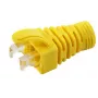 Funda de alivio de tensión MicroConnect CONB65Y para cables Cat5e/Cat6/Cat6A hasta 6,5 mm, amarillo