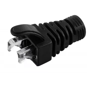 Funda de alivio de tensión MicroConnect CONB65S para cables Cat5e/Cat6/Cat6A hasta 6,5 mm, gris