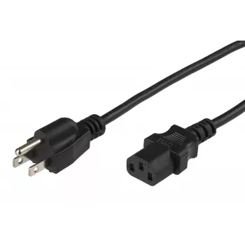 Microconnect PE110401 cable de alimentación negro 1 m conector hembra C13 conector macho de red tipo B