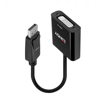 Convertidor de vídeo activo Lindy DisplayPort 1.2 a DVI 41734