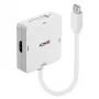 Lindy Mini DisplayPort 1.2 a HDMI 1.4, DVI y VGA convertidor