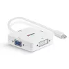 Lindy Mini DisplayPort 1.2 a HDMI 1.4, DVI y VGA convertidor