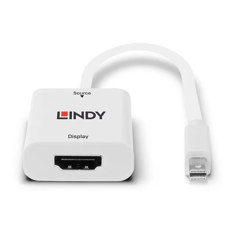 Lindy Mini DisplayPort 1.2 a HDMI 2.0 18G convertidor activo