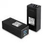 Transmisor y receptor AV Lindy 200 m Fibre Optic USB 3.0 Extender