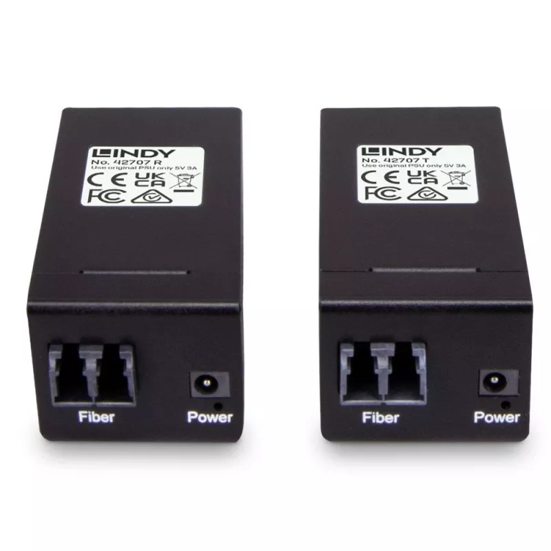 Transmisor y receptor AV Lindy 200 m Fibre Optic USB 3.0 Extender