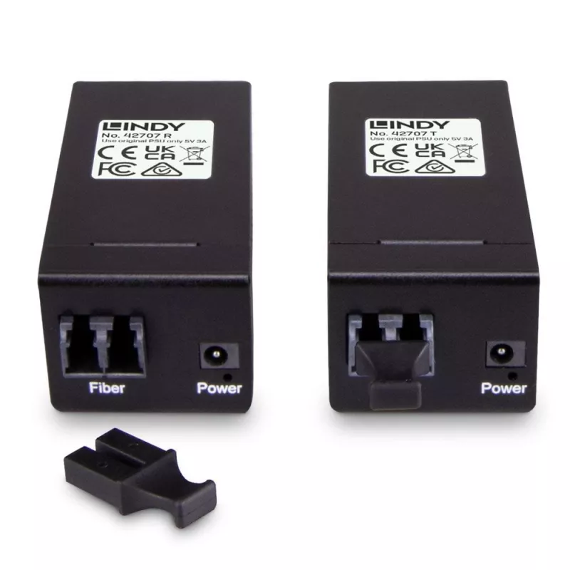 Transmisor y receptor AV Lindy 200 m Fibre Optic USB 3.0 Extender
