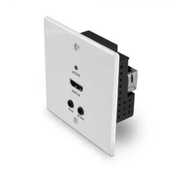 Lindy 70 m Cat.6 HDMI 4K60, IR y RS-232 HDBaseT UK extensor de placas de pared, transmisor