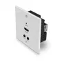 Lindy 70 m Cat.6 HDMI 4K60, IR y RS-232 HDBaseT UK extensor de placas de pared, transmisor