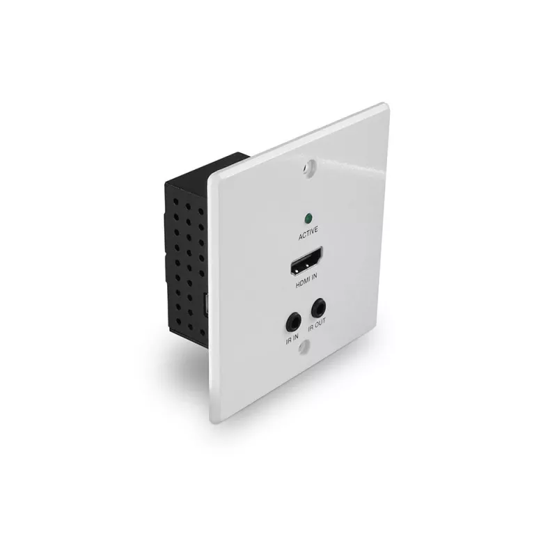 Lindy 70 m Cat.6 HDMI 4K60, IR y RS-232 HDBaseT UK extensor de placas de pared, transmisor