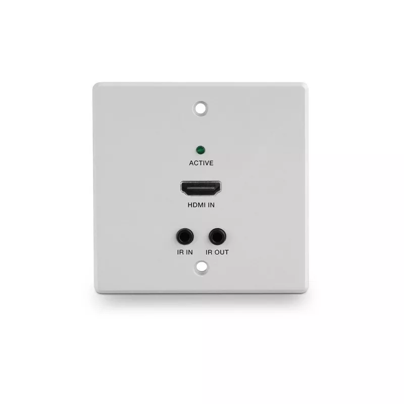 Lindy 70 m Cat.6 HDMI 4K60, IR y RS-232 HDBaseT UK extensor de placas de pared, transmisor