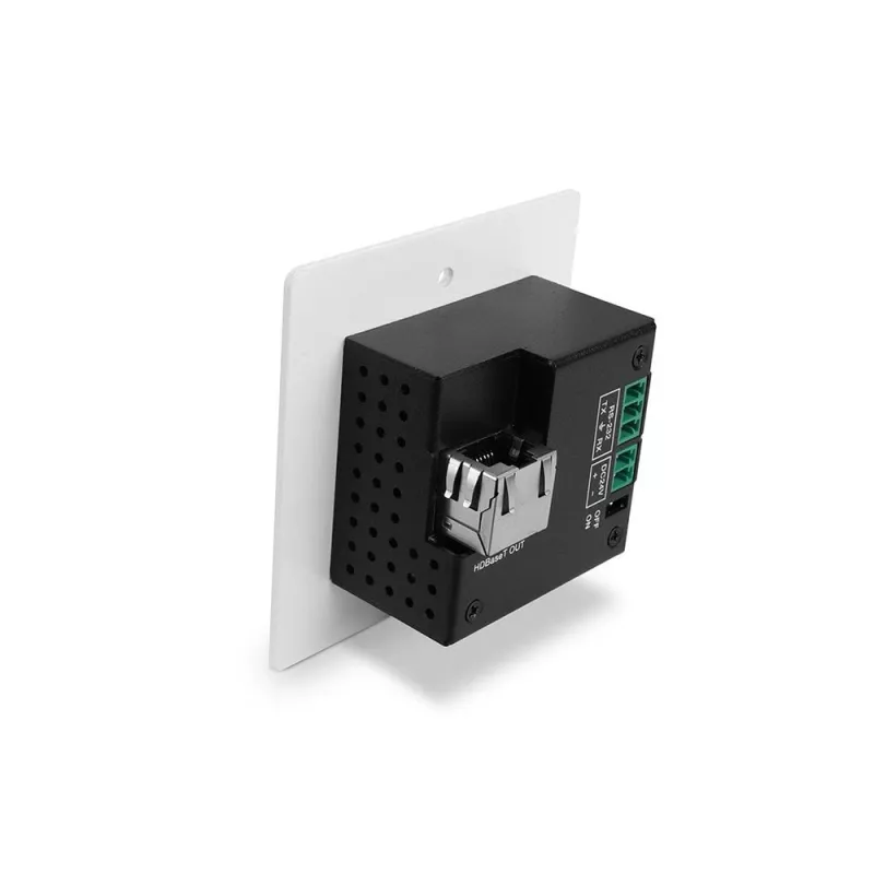 Lindy 70 m Cat.6 HDMI 4K60, IR y RS-232 HDBaseT UK extensor de placas de pared, transmisor