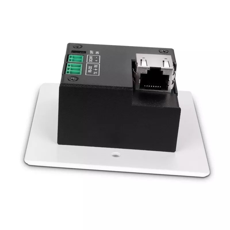 Lindy 70 m Cat.6 HDMI 4K60, IR y RS-232 HDBaseT UK extensor de placas de pared, transmisor