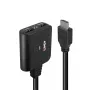 Lindy 2-Port HDMI 4K60 Splitter cable negro 3840x2160