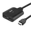Lindy 2-Port HDMI 4K60 Splitter cable negro 3840x2160