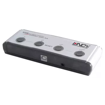 USB a 4 puertos serie convertidor Lindy 42858