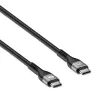 Cable Manhattan USB-C a USB-C 240W 2m conector macho a conector macho negro 480 Mbit/s